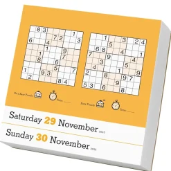 Original Sudoku Page-A-Day® Calendar 2025: 365 Puzzles from the Editors at Nikoli