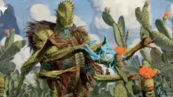 Outlaws of Thunder Junction Bristly Bill, Spine Sower Play Mat Play Mat, Magic the Gathering