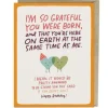 6-Pack Em & Friends Grateful You Were Born Birthday Greeting Cards
