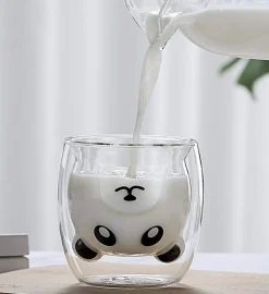 Panda Double-Walled Glass 250 ml