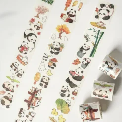 Panda Pilgrimage Washi Tape Sticker Set