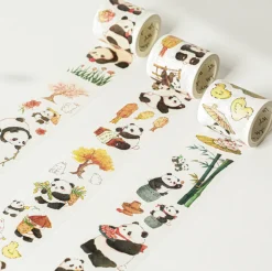 Panda Pilgrimage Washi Tape Sticker Set