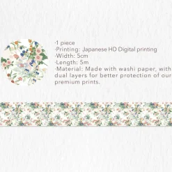 Pastel Meadow Wide Washi Tape