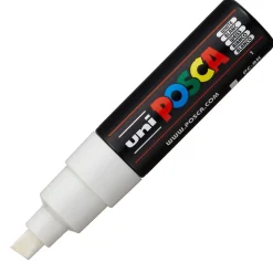 PC8K  Chisel 8mm  1 White