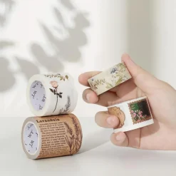 Petals & Parchment Washi Tape and Sticker Set (4)