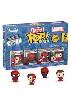 Peter Parker/Spider-Man Bitty POP! Vinyl Figure 4-Pack (med Chase-figur)