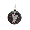 Piglet Glass Disc Ornament 8 cm