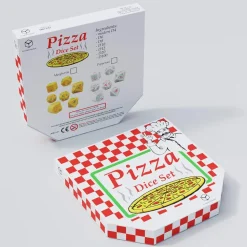 Pizza Pepperoni Poly White, Green /Red (7)