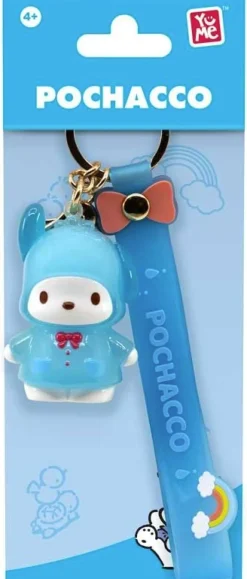 Pochacoo Raincoat Series Keychain with Hand Strap