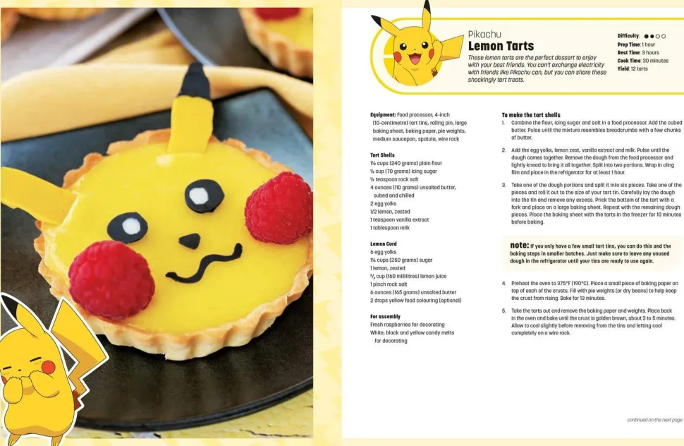 Pokemon Cookbook: Delicious recipes inspired by Pikachu and Friends