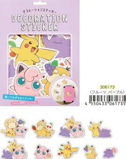 Pokemon Fruit Purple Decoration Stickers (9)