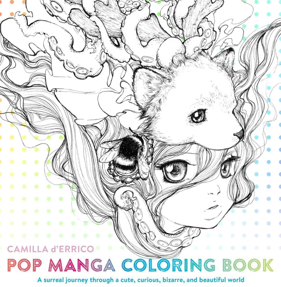 Pop Manga Coloring Book