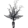 Potted Deadwood Arrangement with Fern