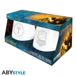 Prancing Pony & Gondor Glass Set of 2