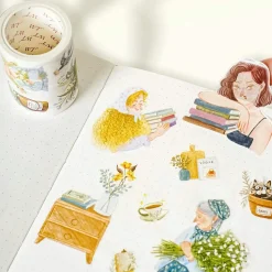 Pre-cut Cozy Hour Wide Washi Tape