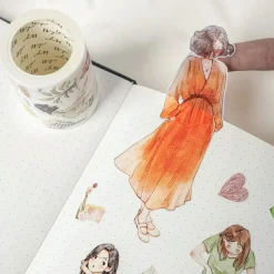 Pre-cut Leisurely Days Wide Washi Tape