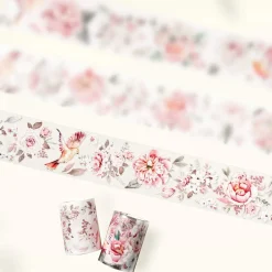 Pre-cut Pink Velvet Wide PET Tape