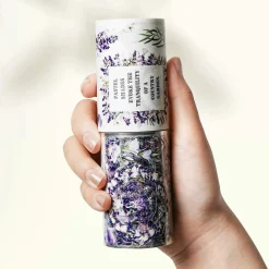 Pre-cut Purple Muse Wide Washi Tape