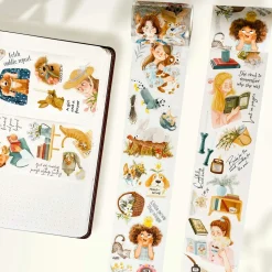 Pre-cut Sunday Vibe Wide Washi Tape