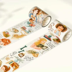 Pre-cut Sunday Vibe Wide Washi Tape