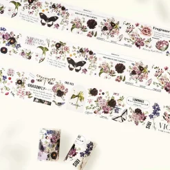 Pre-cut Violet Veil Wide Washi Tape
