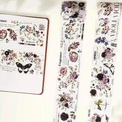 Pre-cut Violet Veil Wide Washi Tape