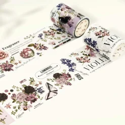 Pre-cut Violet Veil Wide Washi Tape