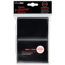 PRO-Gloss Black Standard Size Sleeves (100)