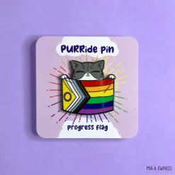Progress Kitty Pin