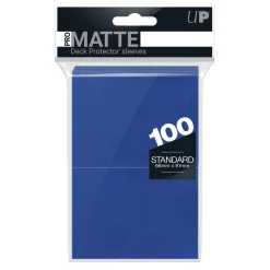 PRO-Matte Blue Standard Size Sleeves (100)