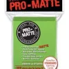 PRO-Matte Lime Green Standard Size Sleeves (50)