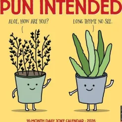 Pun Intended 2026 Wall Calendar