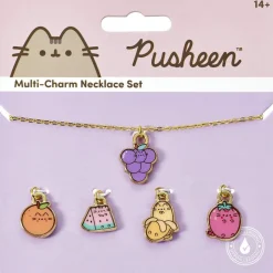 Pusheen Fruits Themed Necklace Set