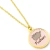 Pusheen Pink Enamel Disc Necklace