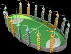 Quidditch Pitch 3D Metal Model Kit
