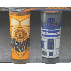 R2-D2 and C-3P0 Glasses Set of 2