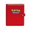 Red Pokemon 4-Pocket Premium Snap Binder