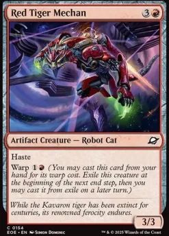 Red Tiger Mechan (Enkeltkort)
