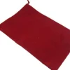 Red Velour Dice Pouch (L) Terningpose