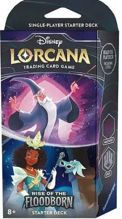 Rise of the Floodborn Amethyst & Steel Starter Deck Lorcana TCG