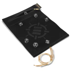 Roll on a Scroll Bag with Dice Black /White (7)