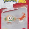 Rowlet and Tatsugiri Battle Feature Figure 2-Pack