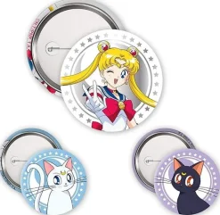 Sailor Moon, Luna & Artemis Badge Pack