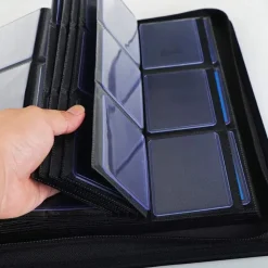 Sand Zipped 9-Pocket Toploader Binder