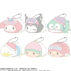 Sanrio Characters Potekoro Mascot 7 Trading Figure