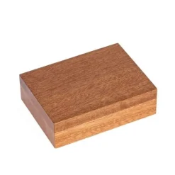 Sapele Rectangular Wooden Dice Box