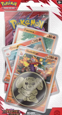 Scarlet & Violet Destined Rivals Skeledirge 1P Premium Checklane Pack