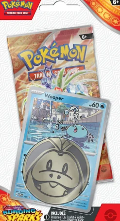 Scarlet & Violet Surging Sparks Wooper 1P Checklane Pack