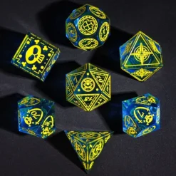 Sharp Edge Resin Poly Pattern Ghost Pirate Blue /Yellow (7)