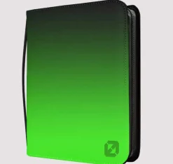 Shield+ Black/Neon Green Topload Card Binder for 216 Cards